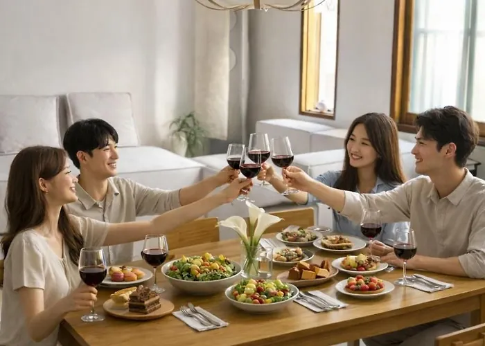 Opening January 2026, 5 Minutes On Foot From Station, Up To 20 People, 7qbed, Welcome Food 아파트 부산광역시